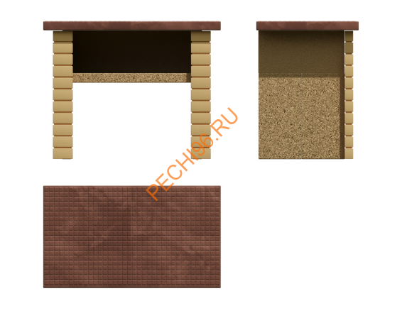 Стол разделочный Барбекю центр Боярин Классик