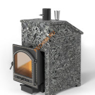 Печь банная Везувий Легенда Ретро 505 в облицовке Пироксенит Элит