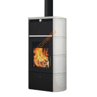 Печь-камин EdilKamin FLAMMA 14 BIANCO PANNA