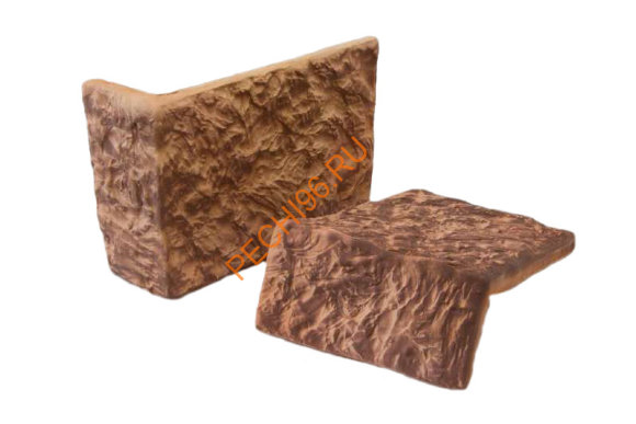 Плитка Терракот Старый замок макси угловая, шт. Плитка Терракот Старый замок макси угловая, шт.