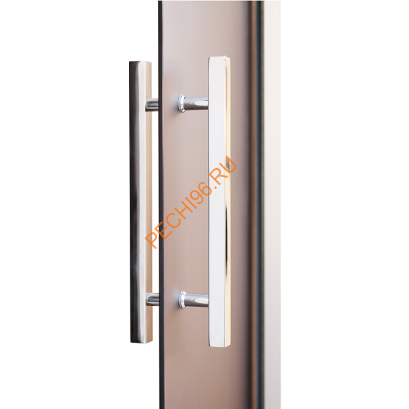 Двери стеклянные двустворчатые Grandis GS 15х20-M-Н-Si