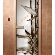 Дверь стеклянная DoorWood с фотопечатью «Спокойствие»