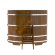 Купель для бани BentWood овальная из морёной лиственницы Рустик, 1,08х1,75 м