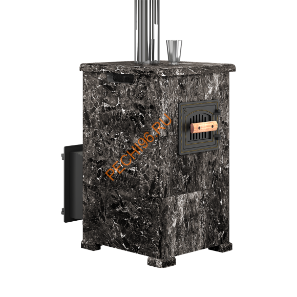 Печь банная Везувий Легенда Русский пар 24 (240) NEXT Пироксенит+облицовка дымохода