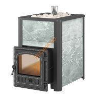 Чугунная банная печь Эверест 24 Легкий пар (280) Талькохлорит, S-20