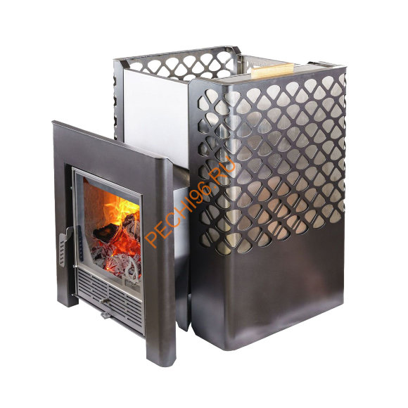 Печь банная Варвара Грация 12 с баком 45 л, сталь 6 мм