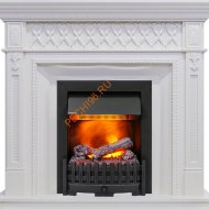 Электрокамин Dimplex Alexandria с очагом Danville Black FB2 белый дуб