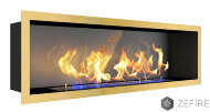 Биокамин ZeFire FLAGMAN 1000 латунный со стемалитом