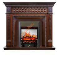 Электрокамин Royal Flame Alexandria махагон коричневый антик с очагом Fobos FX M