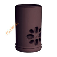 Облицовка дымохода КимрПечь отверстия, глазурь, D150