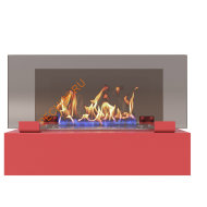 Биокамин Русский огонь Фаворит настольный красный