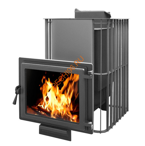 Печь банная Этна Шторм 24 Панорама