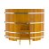 Купель для бани BentWood овальная из лиственницы Рустик, 1,12х1,83 м