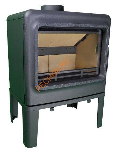 Печь-камин FireBird Leopard 9 кВт, на ножках