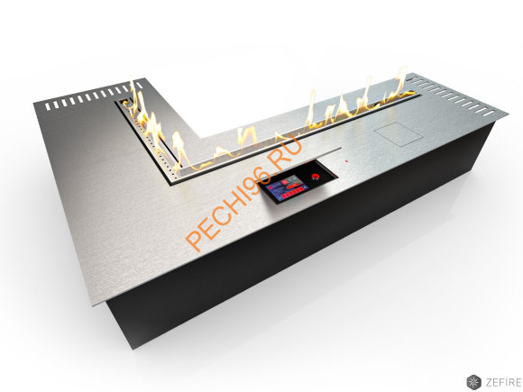 Автоматический биокамин ZeFire М 600х900 угловой шлифованный Автоматический биокамин ZeFire М 600х900 угловой шлифованный