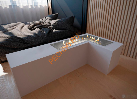 Автоматический биокамин ZeFire М 600х900 угловой шлифованный Автоматический биокамин ZeFire М 600х900 угловой шлифованный