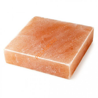 Плитка из гималайской соли 200x200x25 мм шлифованная
