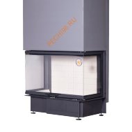 Каминная топка Экокамин ДЕЛЬТА 1000 P три стекла, подовое горение