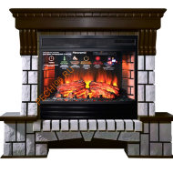 Электрокамин InterFlame Экстер с очагом Panoramic 25 LED FX QZ