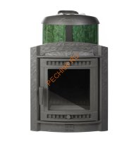 Печь банная Атмосфера L ламели Верде Гватемала наборный