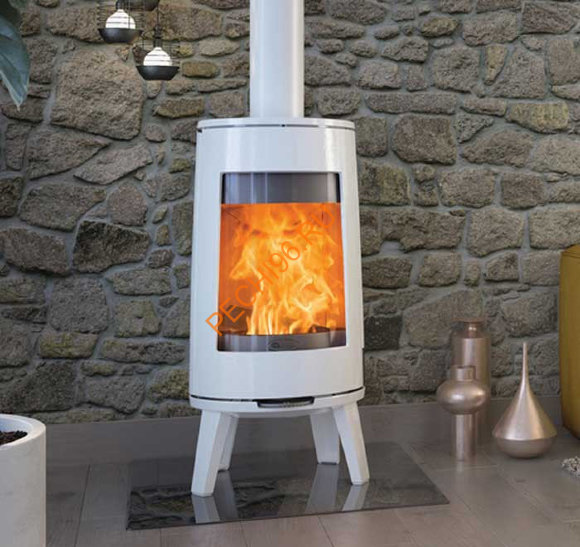 Печь-Камин Dovre Bold 300 белая эмаль Печь-Камин Dovre Bold 300 белая эмаль