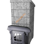 Печь банная нержавеющая сталь Калита Экстрим РК серпентинит Бархат