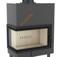 Каминная топка Kratki MBO/L/BS/SG, 15 кВт, гнутое стекло