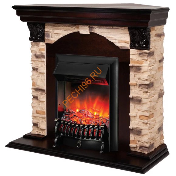 Электрокамин RealFlame Dublin Rock Corner с очагом Fobos LUX BL RC