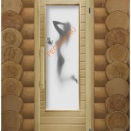 Дверь DoorWood Элит «Искушение» со стеклом с фотопечатью, 1850х730 мм