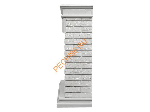 Электрокамин Electrolux EFP/P-3020LS с порталом Firelight Bricks 30, камень белый