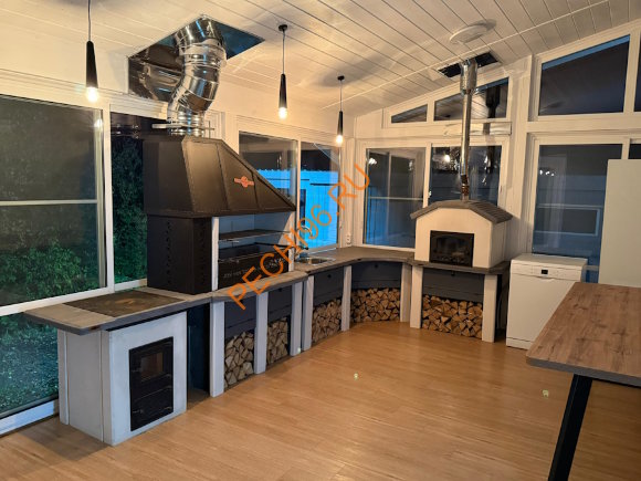 Стол разделочный Барбекю центр Боярин угловой Сканди