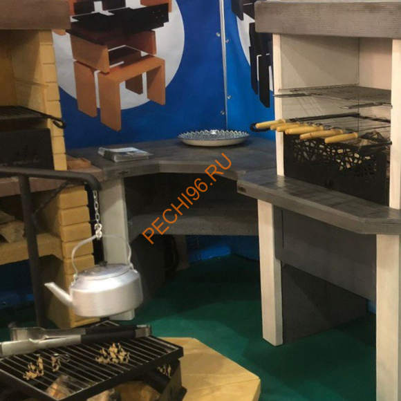 Стол разделочный Барбекю центр Боярин угловой Сканди