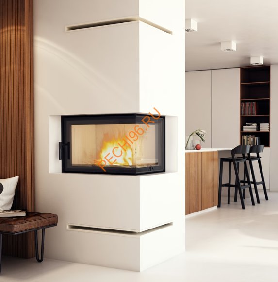 Каминная топка Kratki MBO/P/BS, 15 кВт