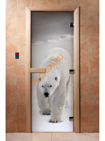 Дверь стеклянная DoorWood с фотопечатью «Хозяин Заполярья» Дверь стеклянная DoorWood с фотопечатью «Хозяин Заполярья»