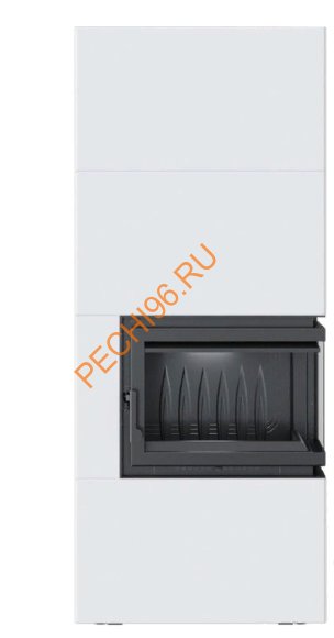 Каминокомплект Kratki SIMPLE Box белый с топкой BS
