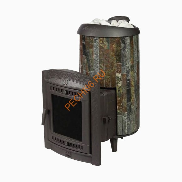 Печь банная Атмосфера XL ПРО ламели Жадеит наборный