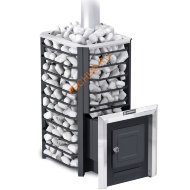 Печь банная Ермак Сетка-Стандарт 16 чугун с т/о