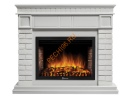 Электрокамин Electrolux Sphere Plus EFP/P-3320RLS с порталом Firelight Bricks 30, камень белый