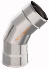 Отвод на 135 градусов УМК  нержавейка АISI 439 d 180 мм