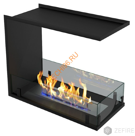 Встраиваемый сквозной торцевой очаг ZeFire STANDART 600