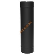 Труба ВУЛКАН VBR 0.5 м, D120 мм, нерж 0.8, черная