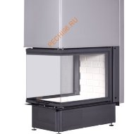 Каминная топка Экокамин ДЕЛЬТА 700 P три стекла, подовое горение