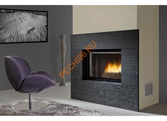 Дровяной камин CHAZELLES Ramses Black с топкой D1000