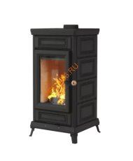 Печь-камин АСТОВ Майолика черный