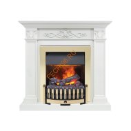 Электрокамин Dimplex Verona с очагом Danville Brass FB2 белый дуб