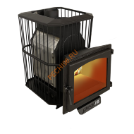 Печь банная Пегас 16 панорама нерж сетка