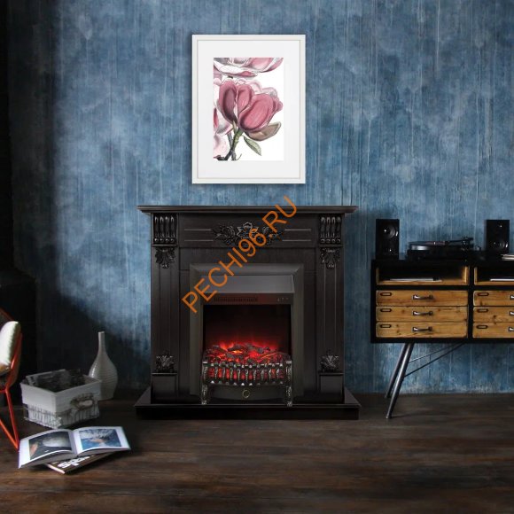 Электрокамин RealFlame Ottawa DN/WT с очагом Fobos Lux BL Электрокамин RealFlame Ottawa DN/WT с очагом Fobos Lux BL