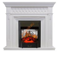 Электрокамин Royal Flame Alexandria белый дуб с очагом Majestic FX M