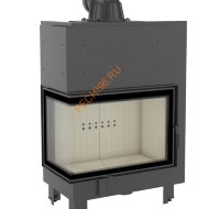 Каминная топка Kratki MBA/L/BS/SG, 17 кВт, гнутое стекло