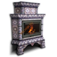 Печь-камин КимрПечь Кострома угловой двухъярусный Март